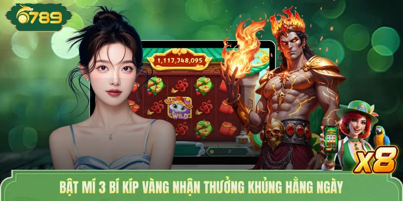 Bật mí 3 bí kíp vàng nhận thưởng khủng hằng ngày