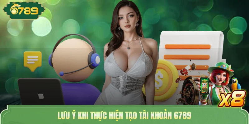 Lưu ý khi thực hiện tạo tài khoản 6789 