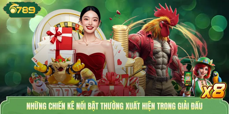 Những chiến kê nổi bật thường xuất hiện trong giải đấu